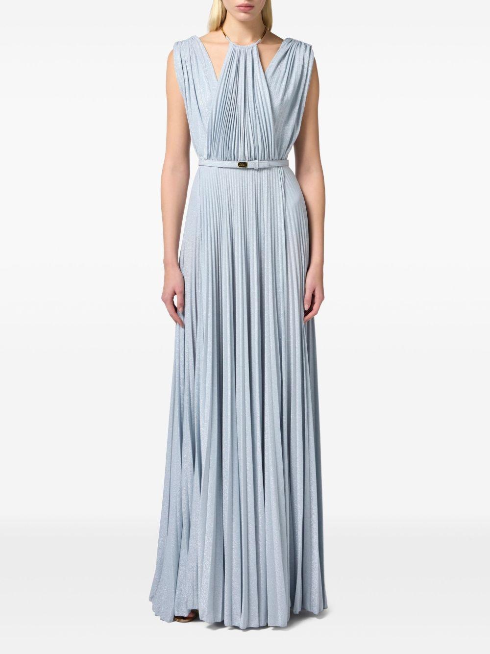 Lurex-detail gown<BR/><BR/><BR/> ABR2152E2 A28 ELISABETTA FRANCHI 