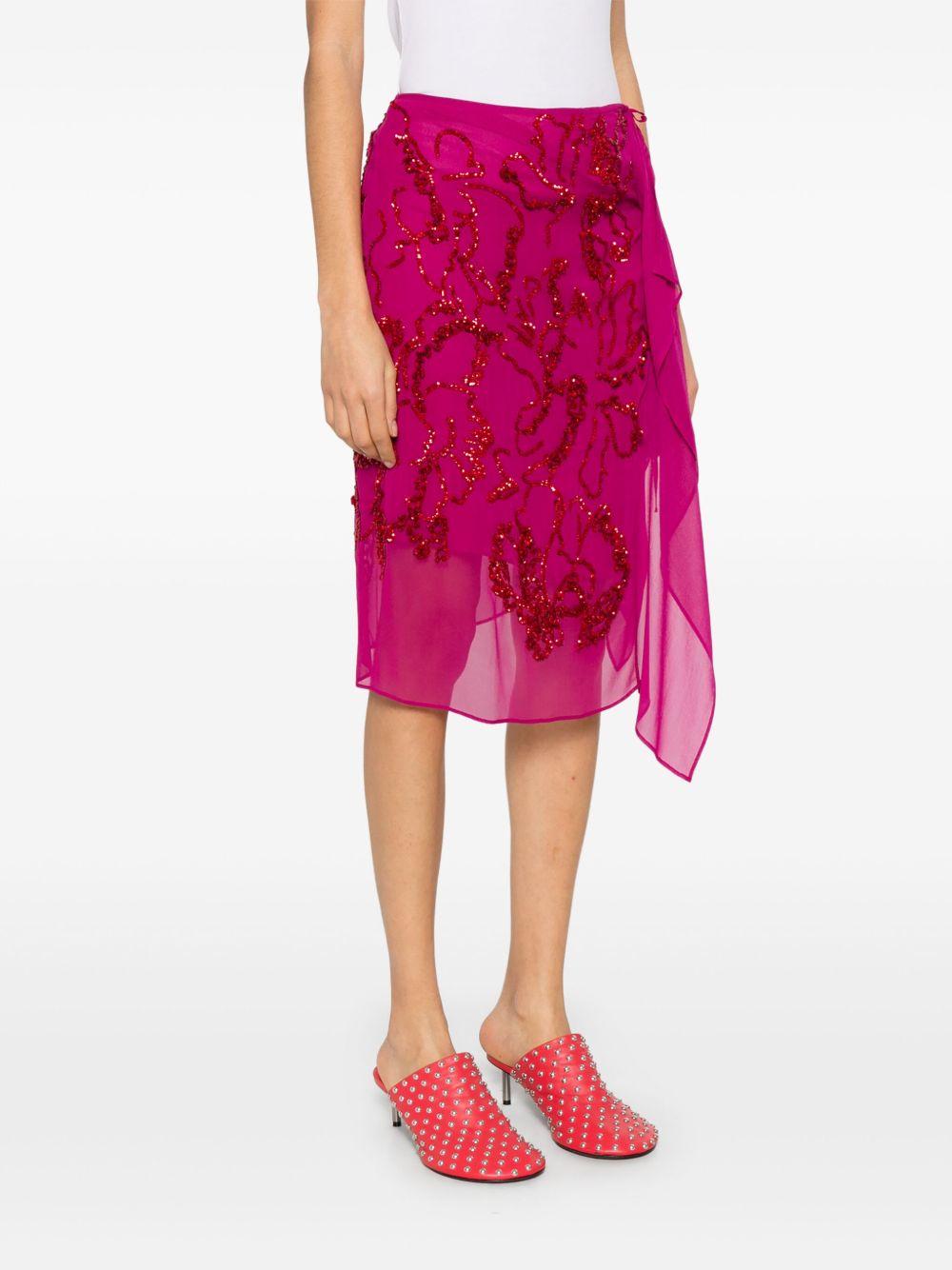Sequin skirt 010843 1487304 DRIES VAN NOTEN 