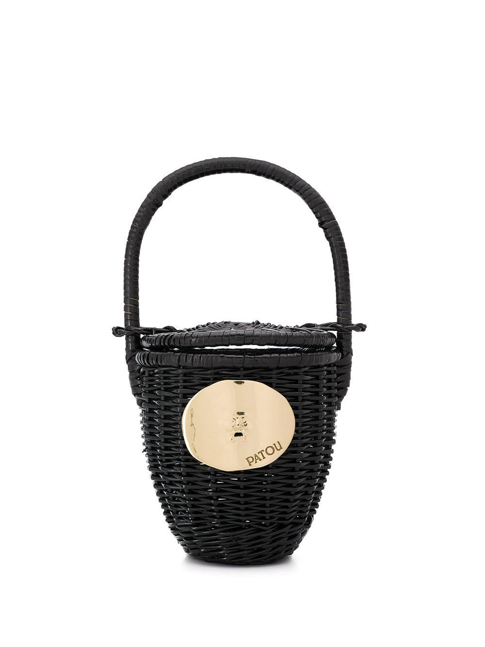 Wicker bucket bag<BR/><BR/><BR/> AC0030043 999B PATOU 