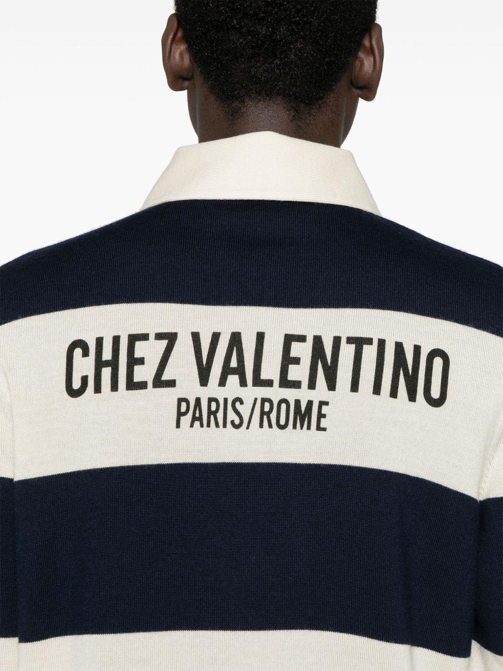 Chez Valentino Paris/Rome Polo shirt 6V3KP03NAPA RGY VALENTINO GARAVANI 