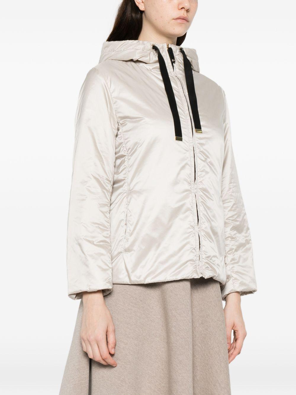 Cameluxe padded jacket with hood 2619481044 GREENH003 MAX MARA THE CUBE 