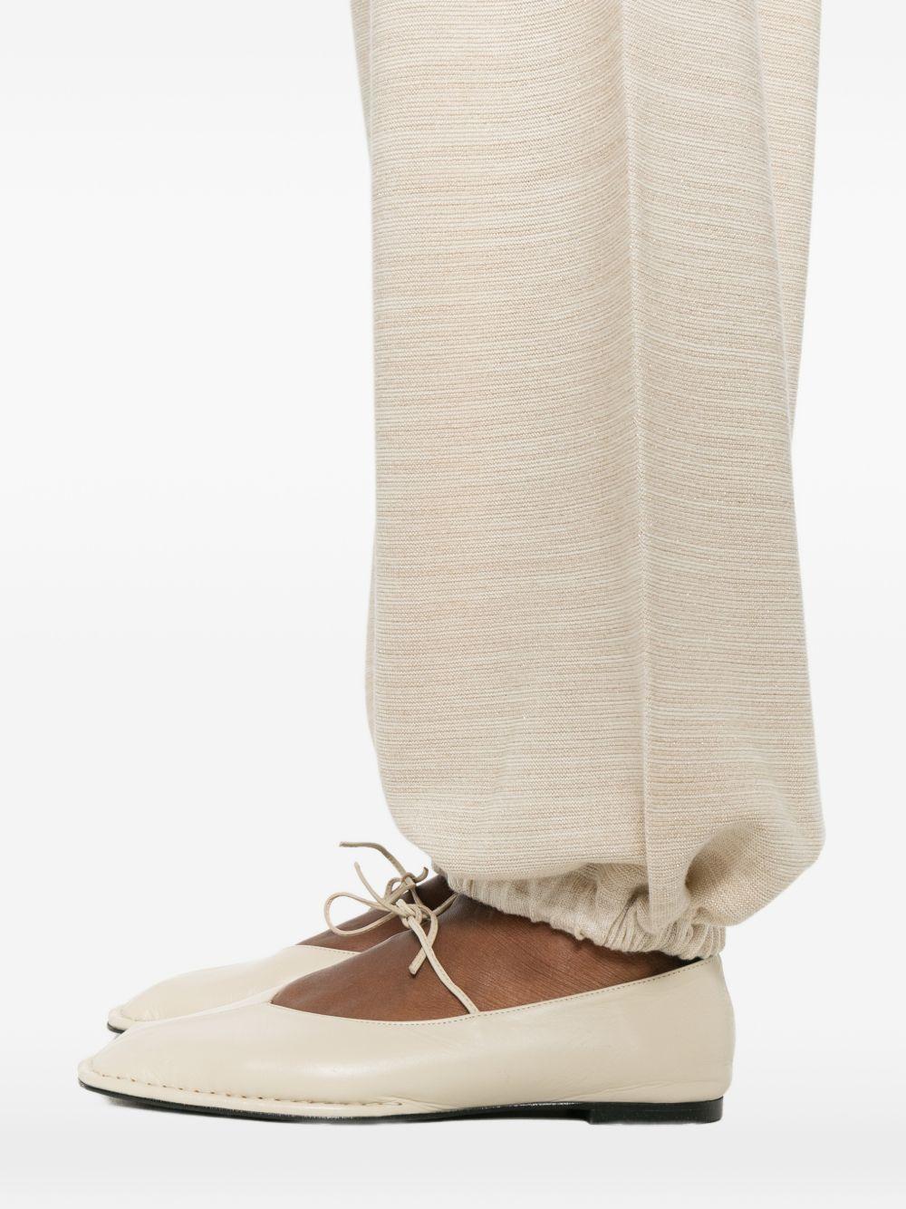 Jogger pants in wool, cotton, and lurex PAD266F328L766 0145 FABIANA FILIPPI 