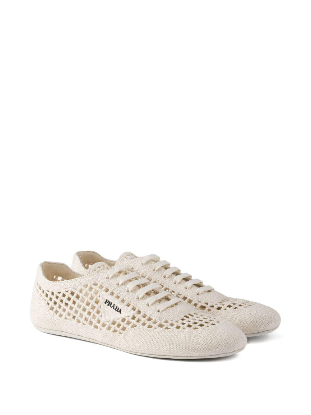 Collapse crochet laced sneakers 1E360O2F46 F-005F0304 PRADA 