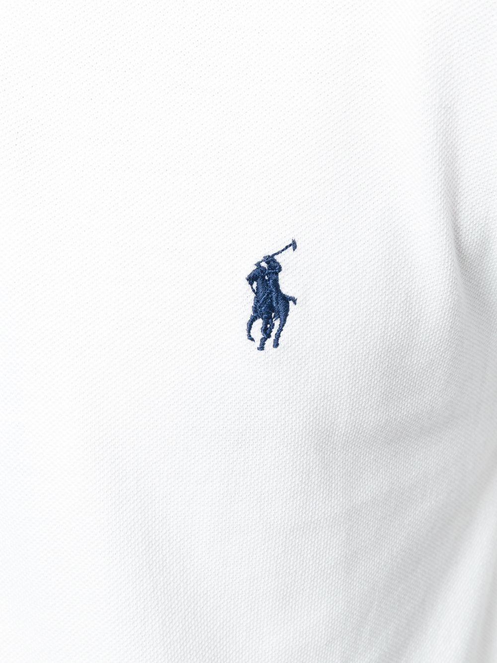 Contrast logo polo shirt<BR/><BR/><BR/> 710681126001 WHITE POLO RALPH LAUREN 