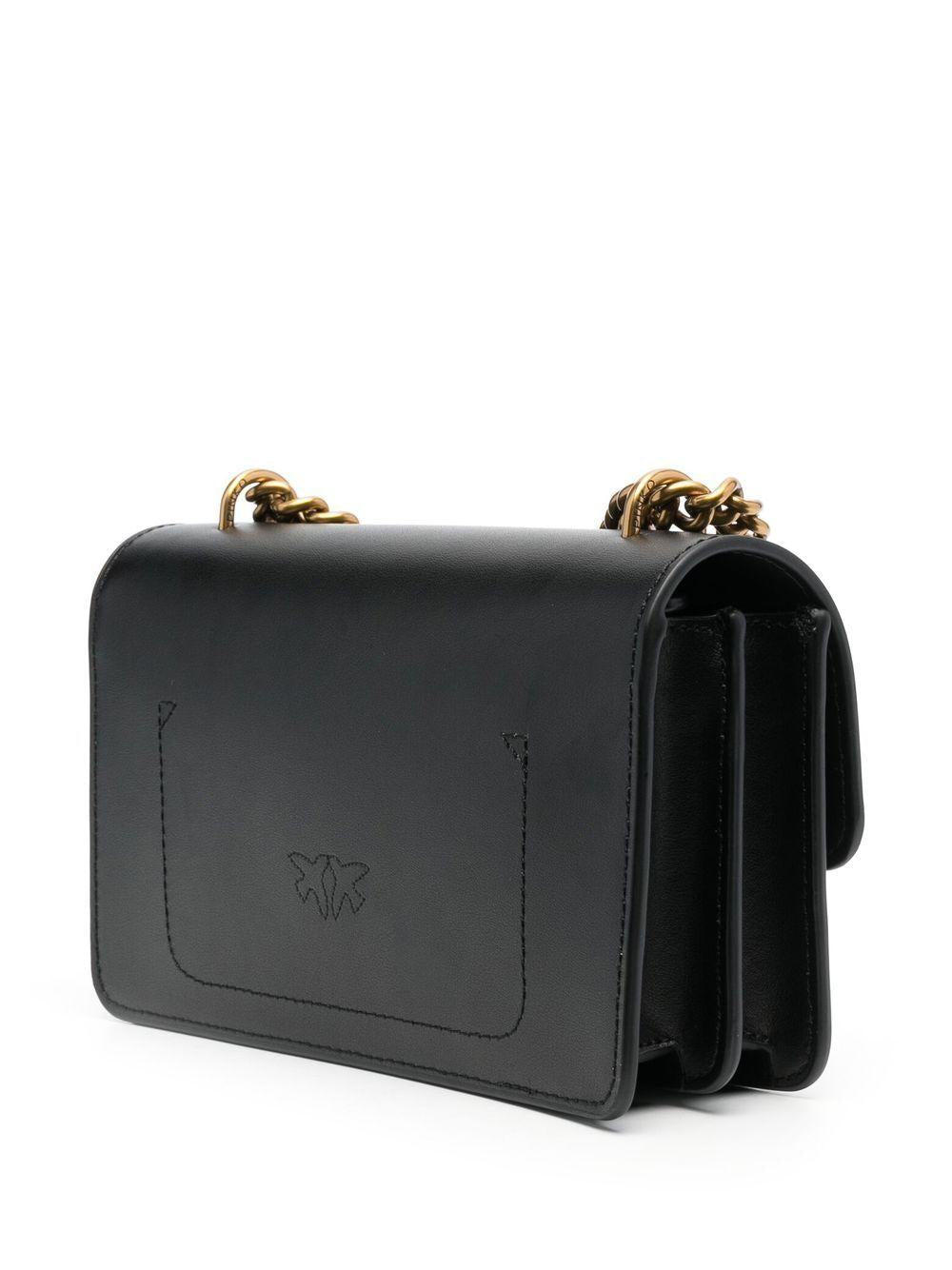 Love-Birds calf-leather shoulder bag<BR/><BR/><BR/> 100074 A0F1Z99Q PINKO 