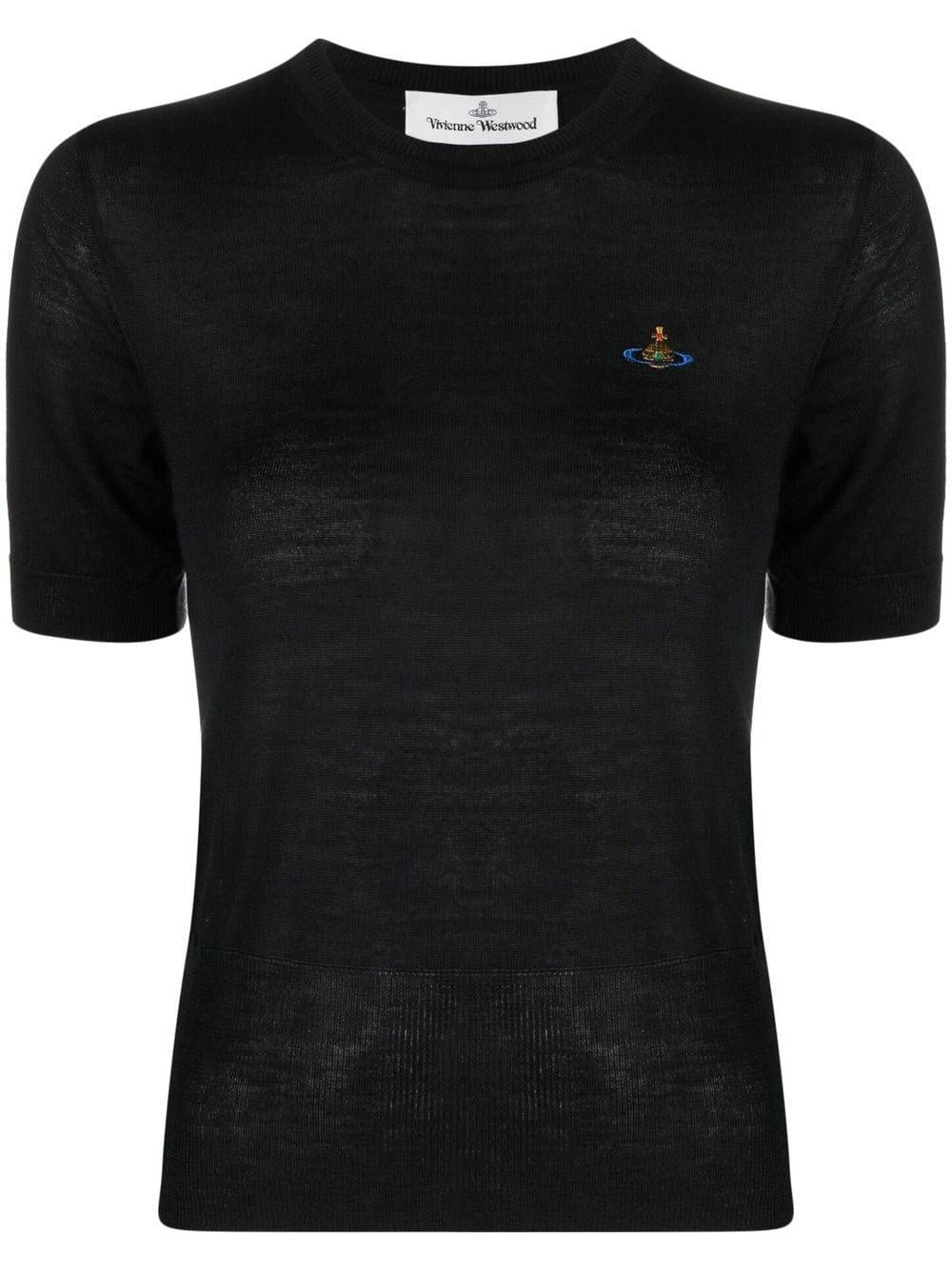 Orb-logo knitted top 18030020 Y000QN401 VIVIENNE WESTWOOD 