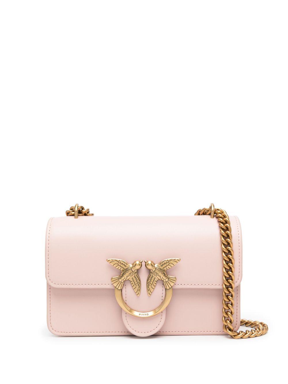 Logo-plaque crossbody bag<BR/><BR/> 100074 A0F1O81Q PINKO 