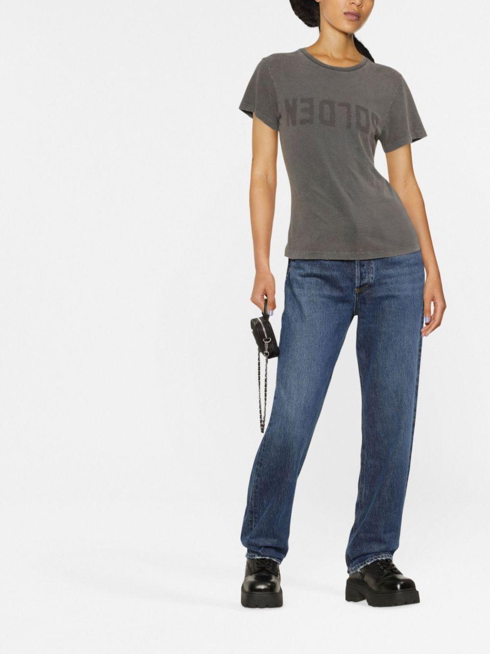 Logo-print cotton T-shirt GWP01221 P00067160318 GOLDEN GOOSE 