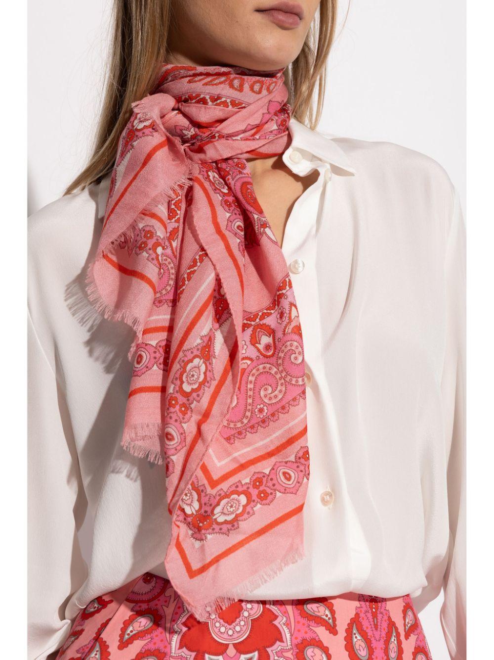 Printed scarf<BR/><BR/><BR/> WATA0005 AK630X0872 ETRO 