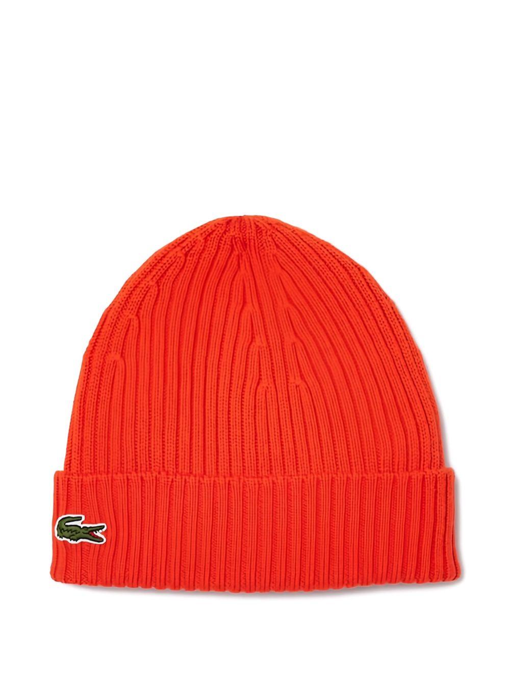 Orange front logo cap RB0001 SJI LACOSTE 