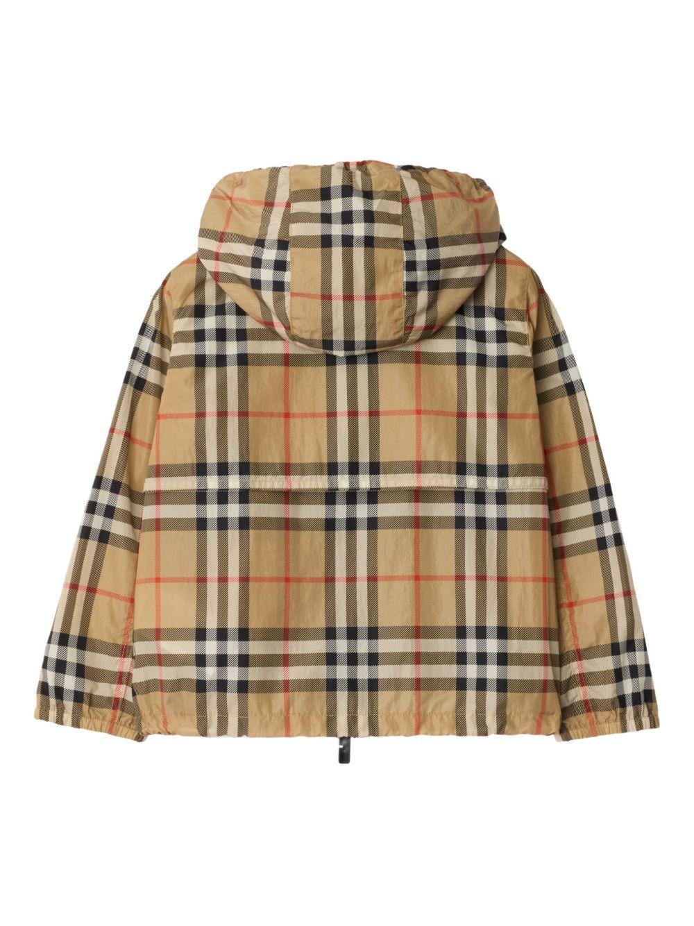 Hooedie check jacket 8113726 C3059 BURBERRY KIDS 