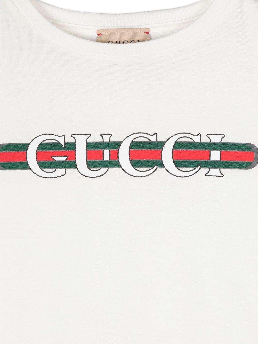 printed cotton T-shirt 561651 XJGPI9214 GUCCI KIDS 