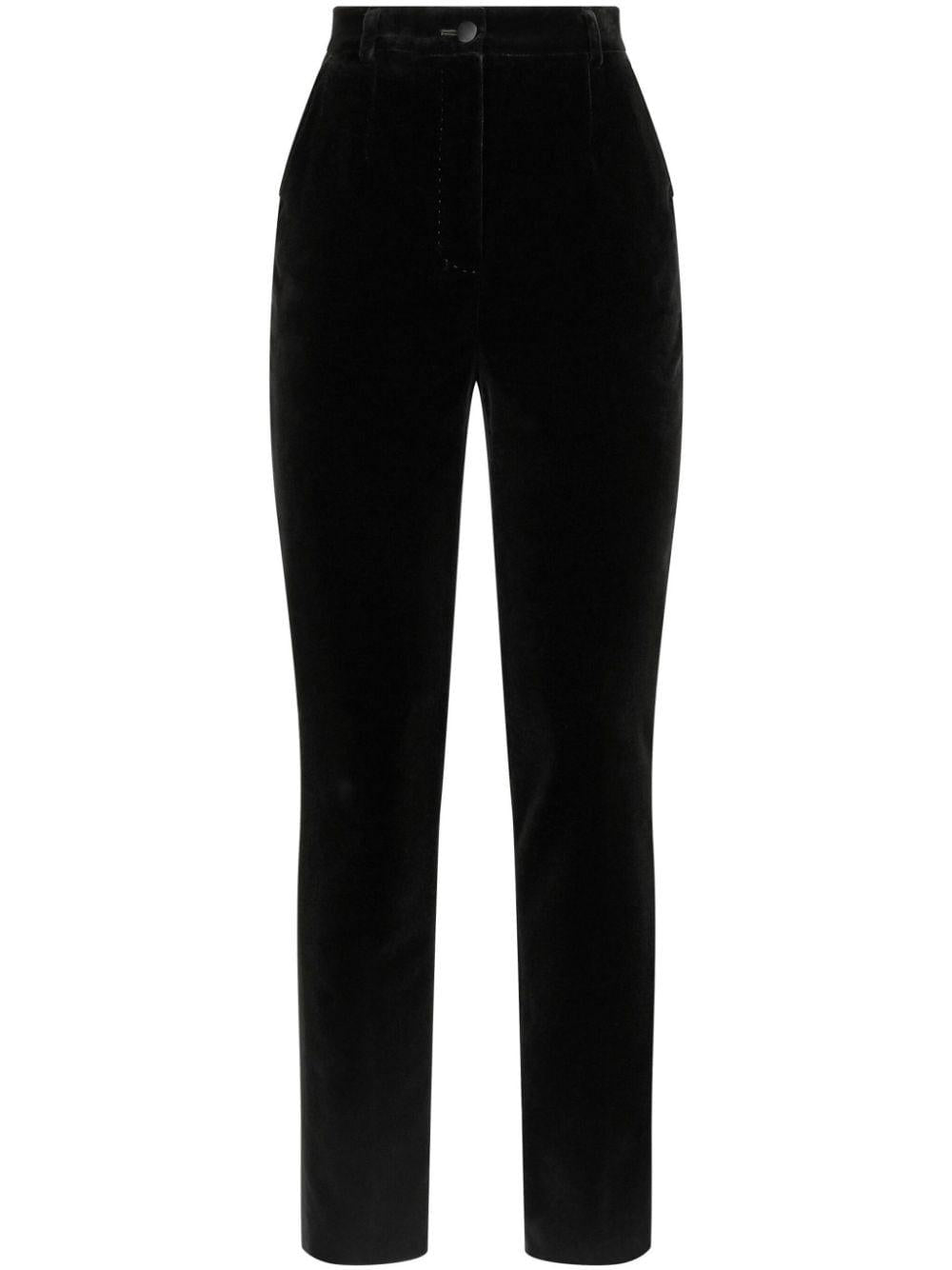 Tailored velvet trousers<BR/><BR/><BR/> FTC71T FUVG7N0000 DOLCE & GABBANA 