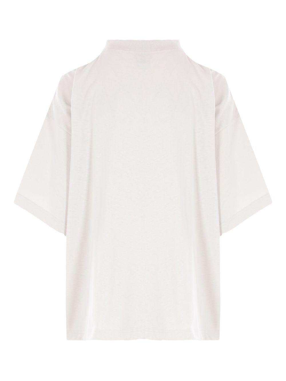 Nano Bb Cropped T-shirt 818431 TSVU49012 BALENCIAGA 