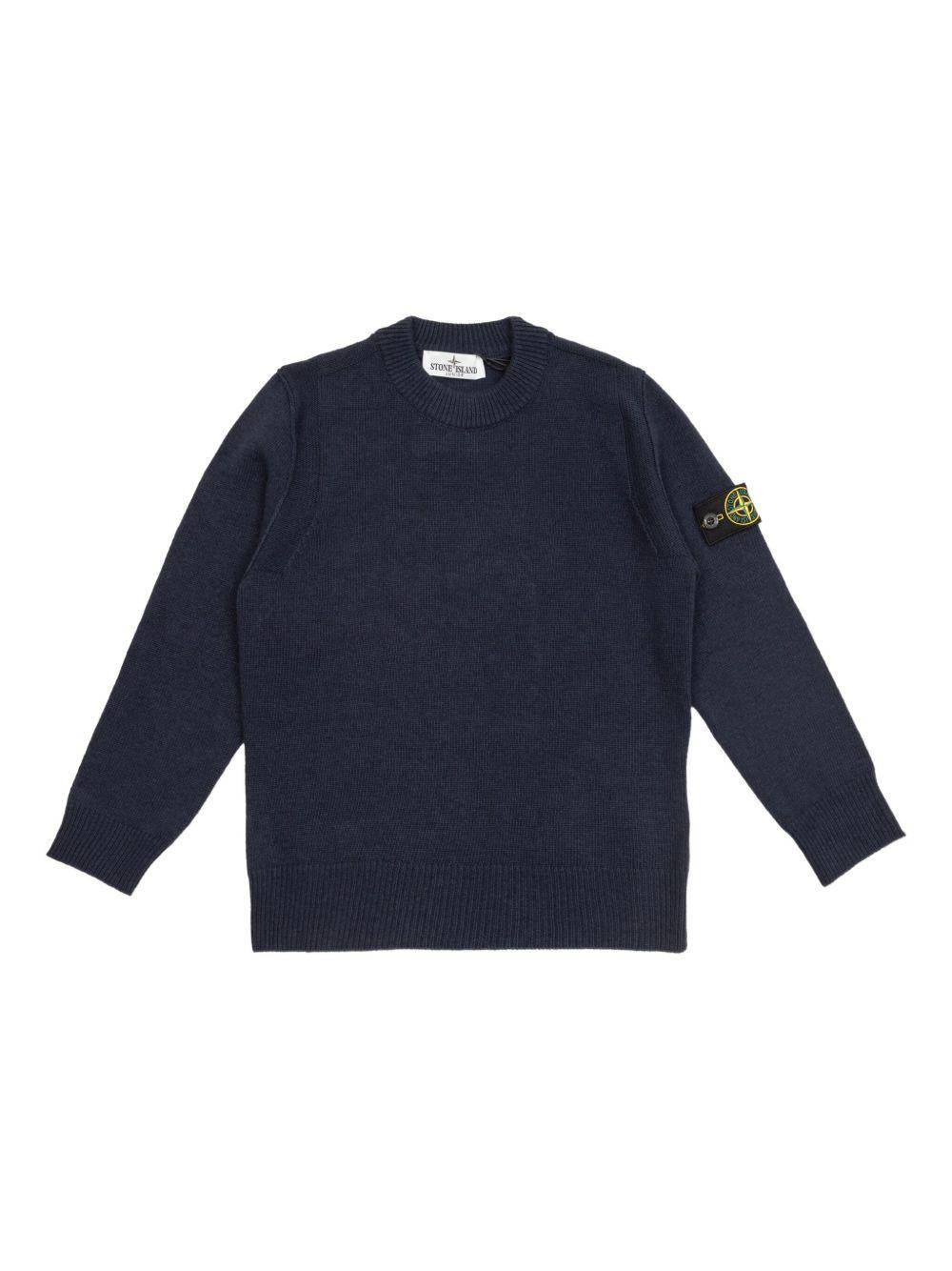Knit crewneck jumper K2S165100002 S00M1V0020 STONE ISLAND KIDS 