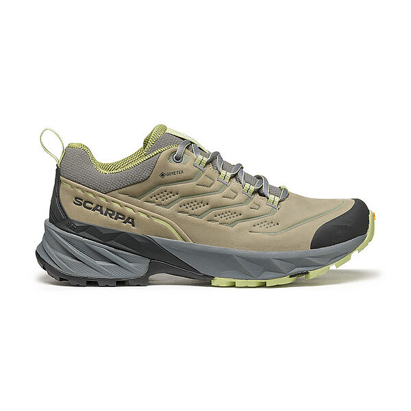 <BR/>RUSH 2 PRO GTX WMN<BR/>Mid nubuck hiking shoe<BR/> 63133-202 SAGE-ALOE SCARPA 