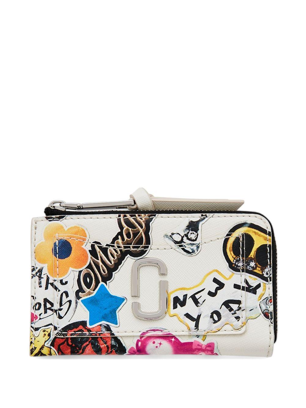 Graffiti printed card holder 2S5SMP016S01 101 MARC JACOBS 