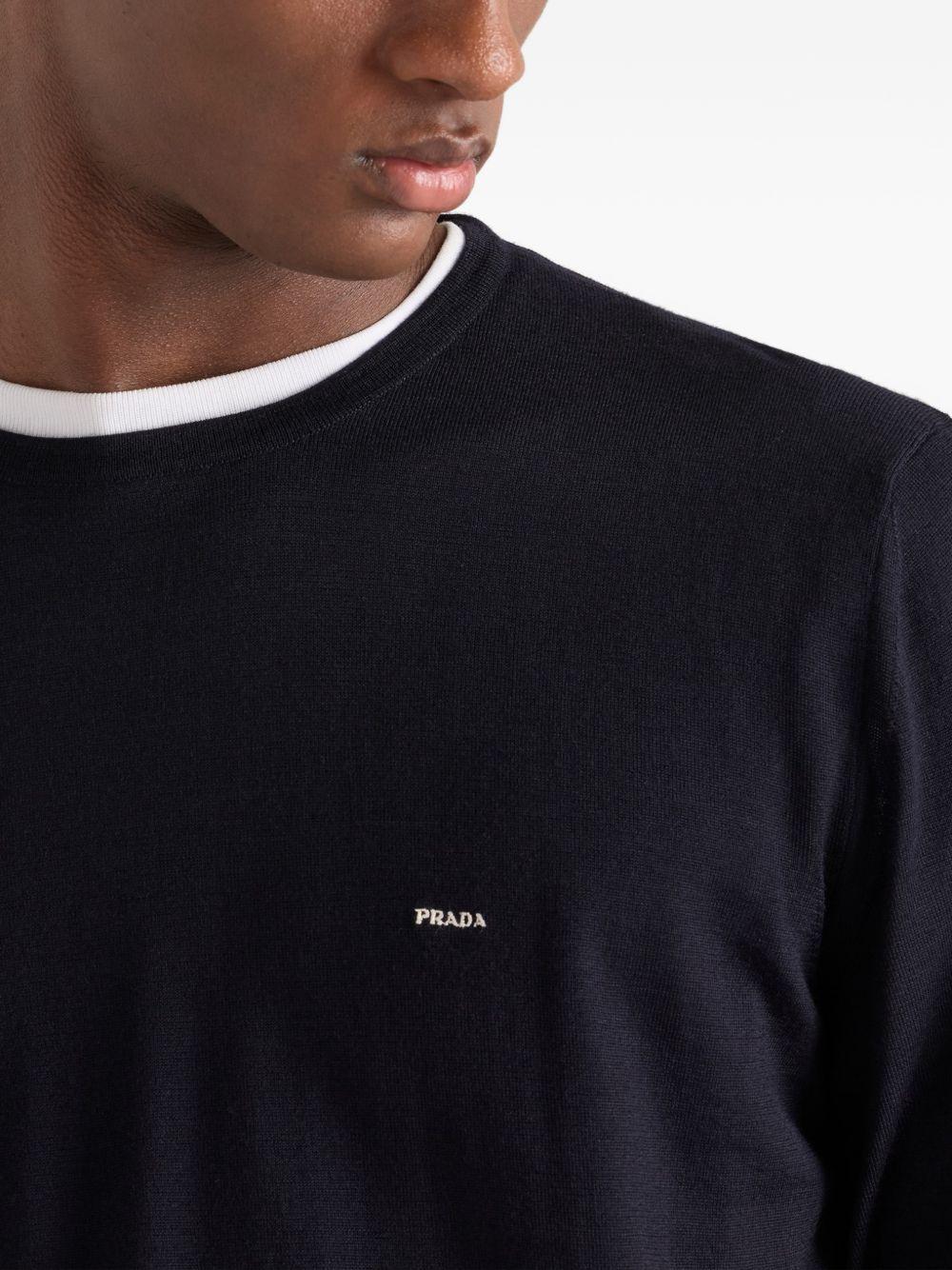 Superfine wool crew-neck sweater UMF14618DY S-OOOF0008 PRADA 