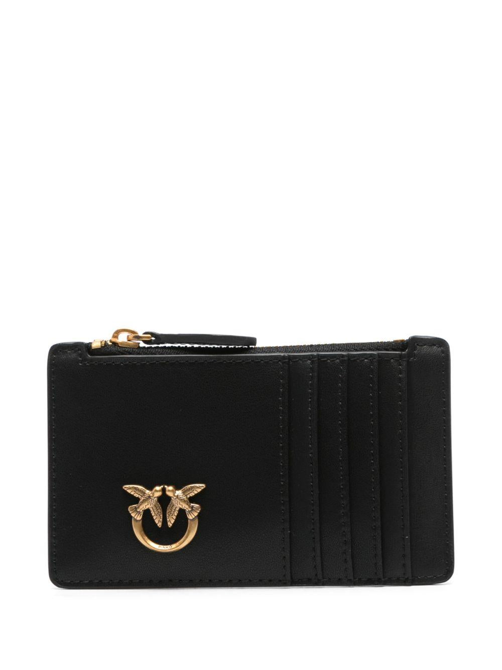 Zipped card holder 100251 A0F1Z99Q PINKO 