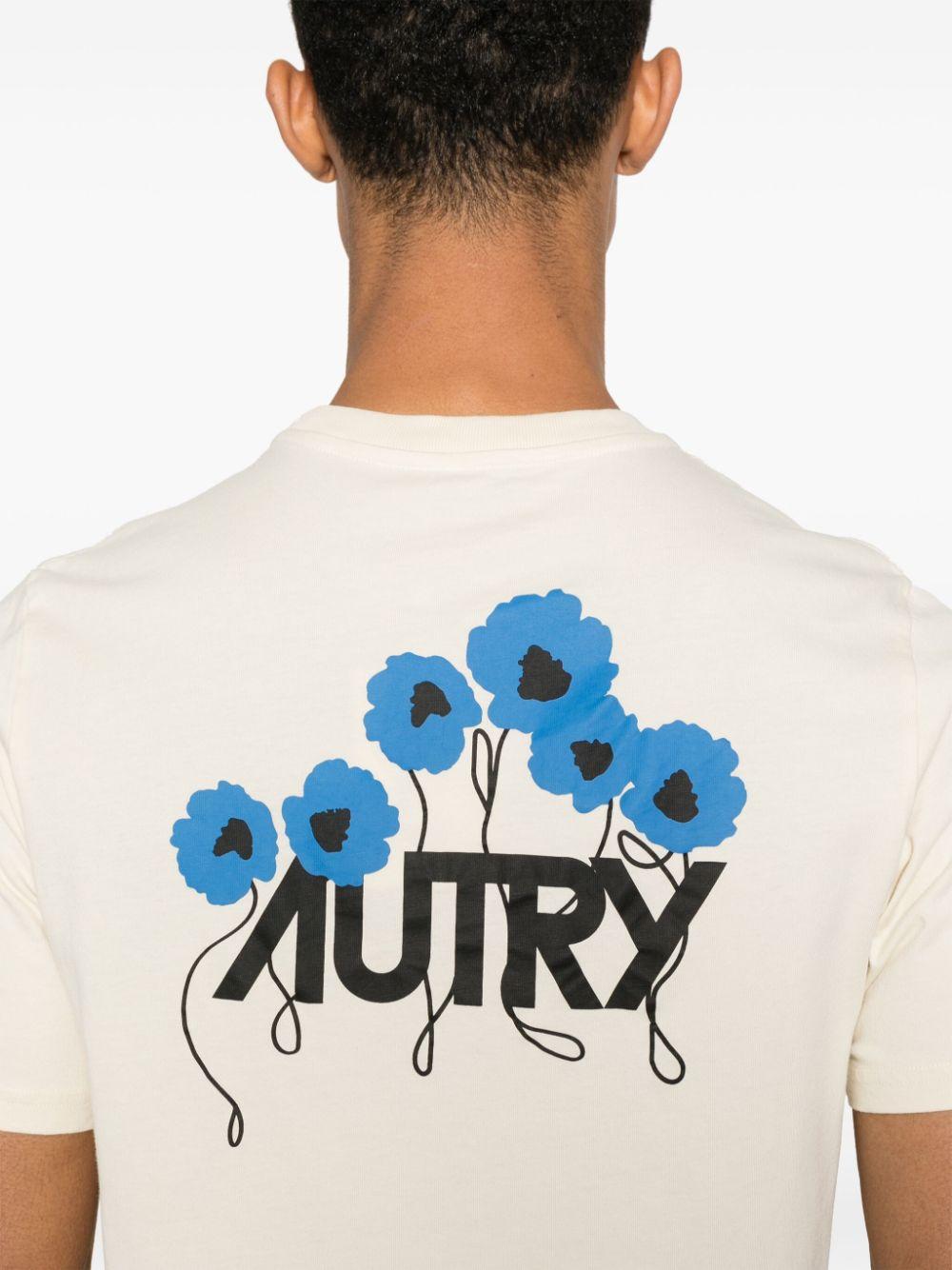 Logo-print T-shirt<BR/><BR/><BR/> TSPM 88CS AUTRY 