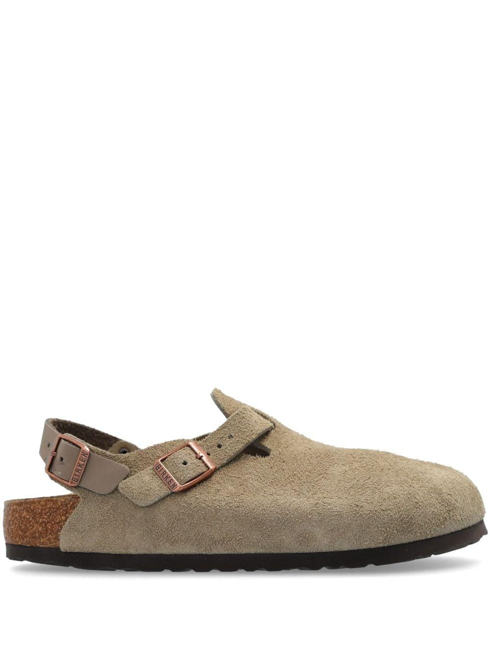Tokio II suede clogs<BR/><BR/><BR/> 1028323 TAUPE BIRKENSTOCK 