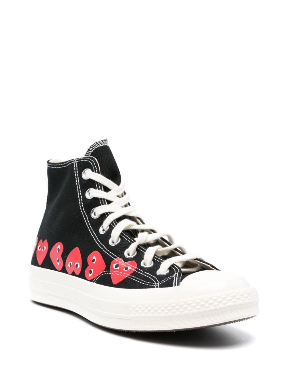 Chuck 70 sneakers AZK127 BLACK COMME des GARÇONS PLAY x Converse 