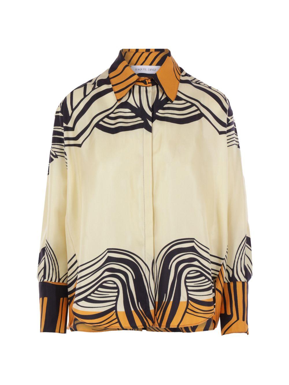 striped collared shirt A003007 NSS002000703_001 RAQUEL DINIZ 