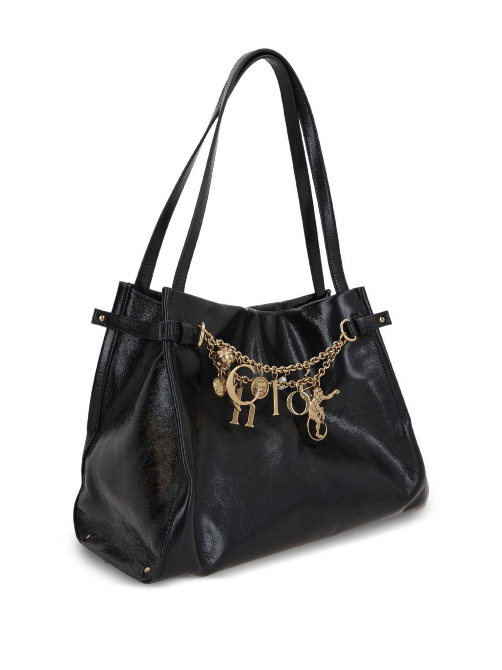 Charms leather hobo bag CH25AS870P60 001 CHLOÉ 