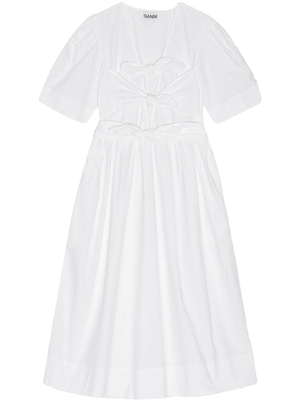 Bow-detailing dress<BR/><BR/><BR/> W0306 151 GANNI 