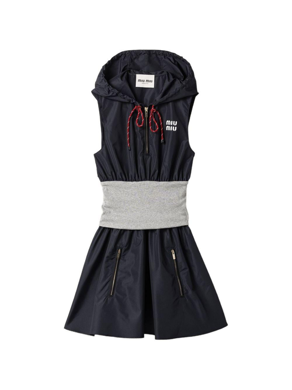 Technical fabric dress MF622319EC S-OOOF005R MIU MIU 