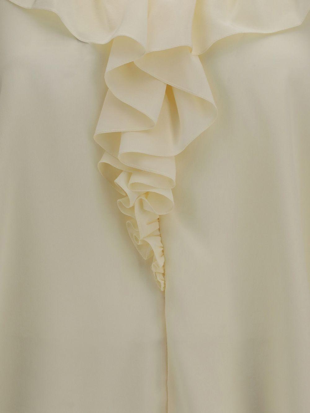 Chloè Cropped Ruffled Top CH26AHT72005 114 CHLOÉ 