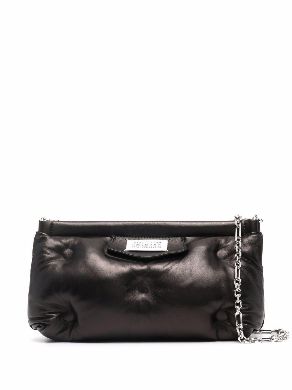 Black leather small Glam Slam bag S56WF0160 P4300T8013 MAISON MARGIELA 