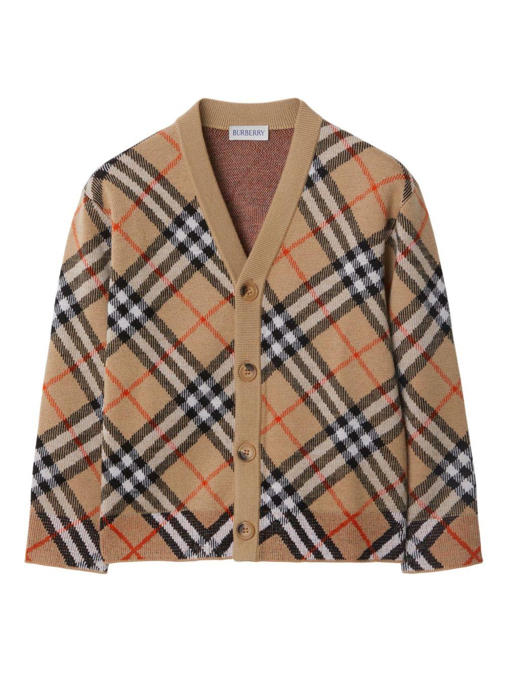 Check cardigan 8104300 B9368 BURBERRY KIDS 