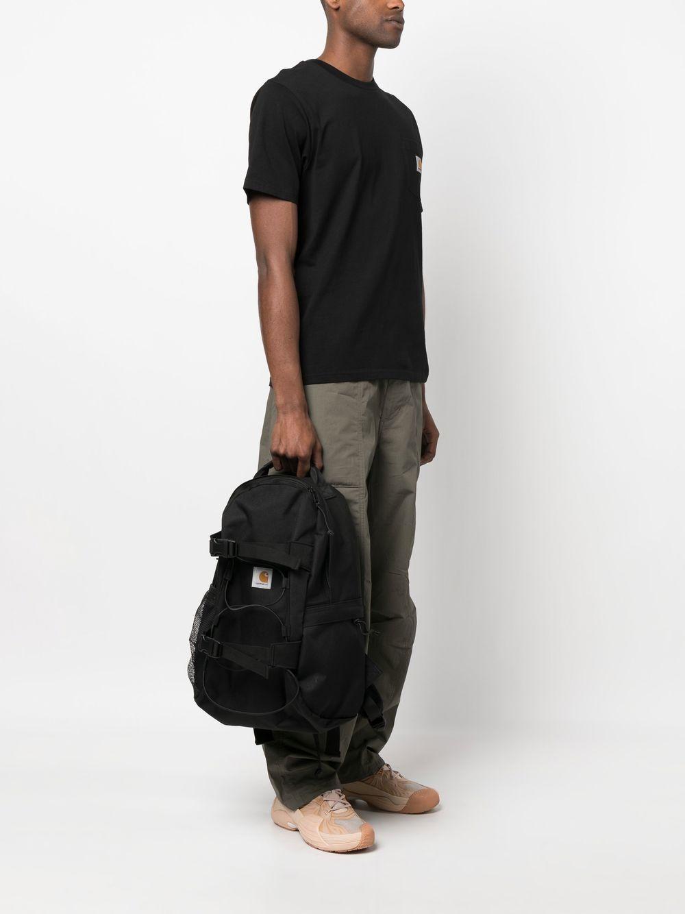 Logo-patch zip-up backpack<BR/><BR/><BR/> I031468 Kickflip Backpack89.XX CARHARTT WIP 