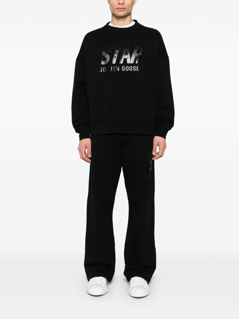 Logo sweatshirt GUP01992 P00180390100 GOLDEN GOOSE 