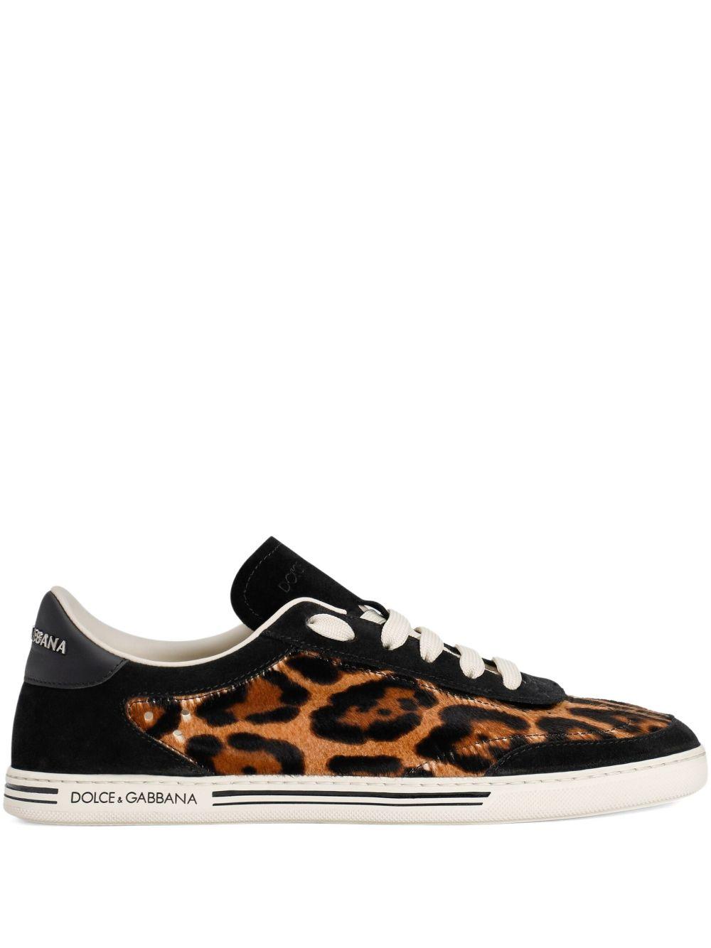 Calf Saint Tropez Light sneakers with print CK2306 AS529HK5JF DOLCE & GABBANA 