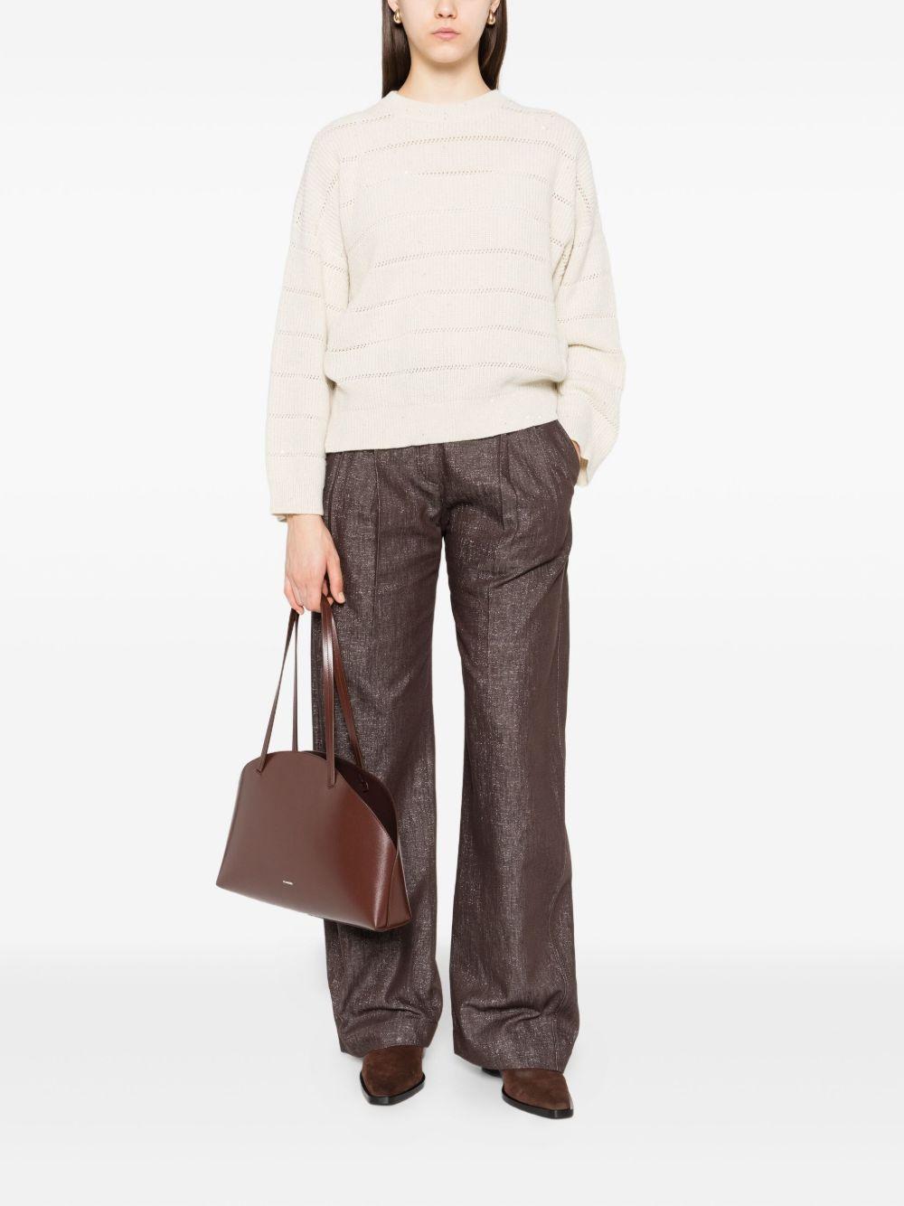 Cashmere And Wool Crew-Neck Sweater MBM738200 C509 BRUNELLO CUCINELLI 