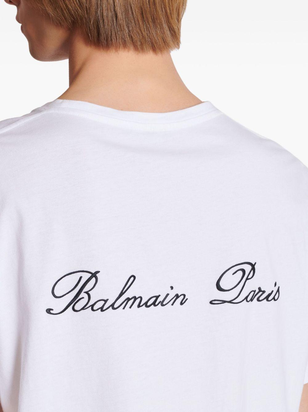 embroidered t-shirt FH1EG000BC68 GAB BALMAIN 