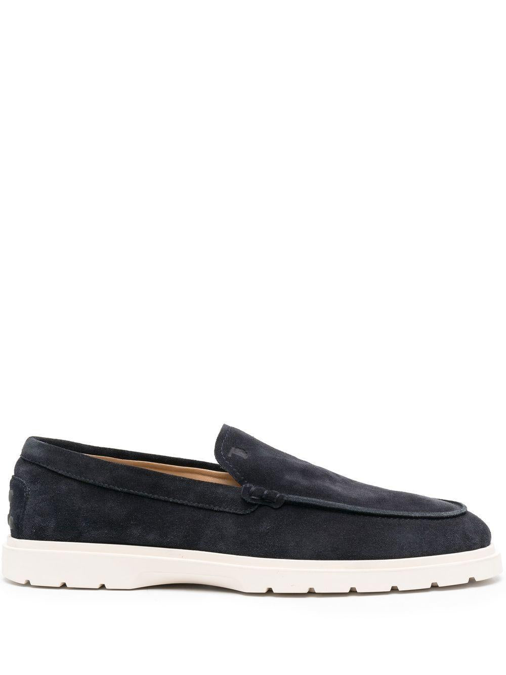 Suede slip-on loafers<BR/><BR/> XXM59K00040 M8WU801 TOD'S 