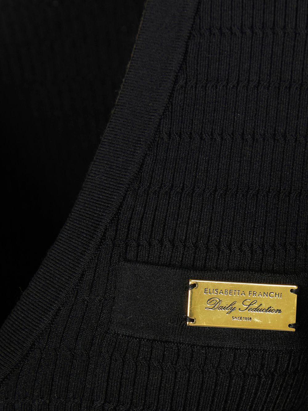 Micro-cable knit dress AM14B61E2 110 ELISABETTA FRANCHI 