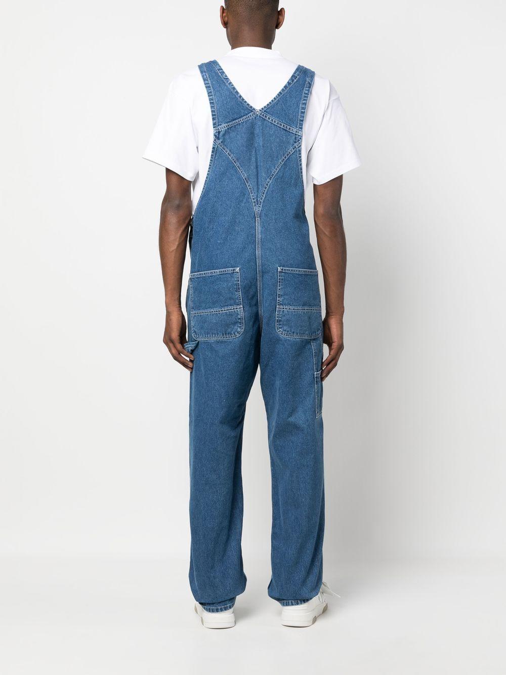 Logo-patch straight-leg dungarees<BR/><BR/> I022946 Bib Overall01.06.32 CARHARTT WIP 