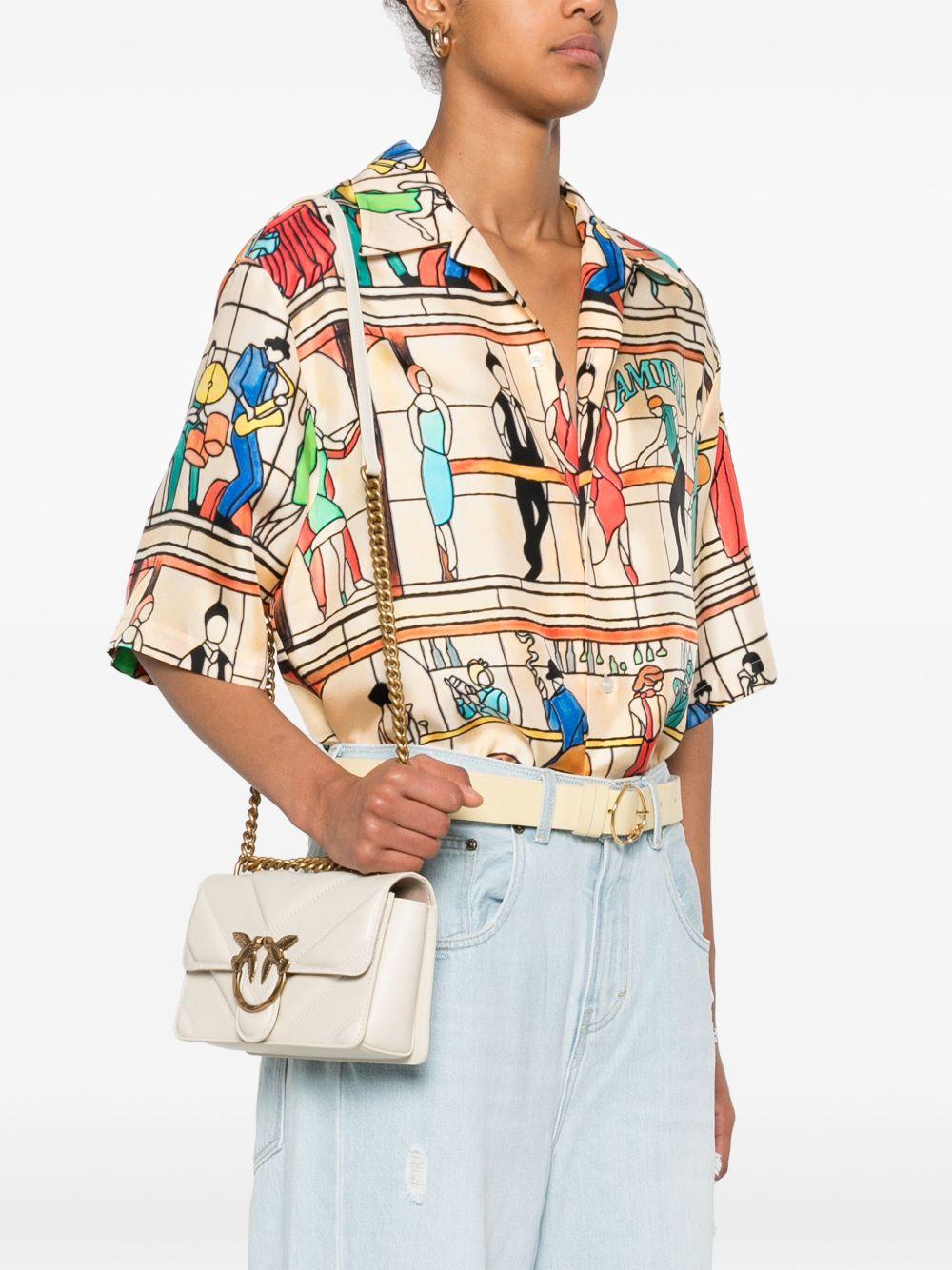 Mini Love One cross body bag<BR/><BR/><BR/> 104550 A26ZZ14Q PINKO 