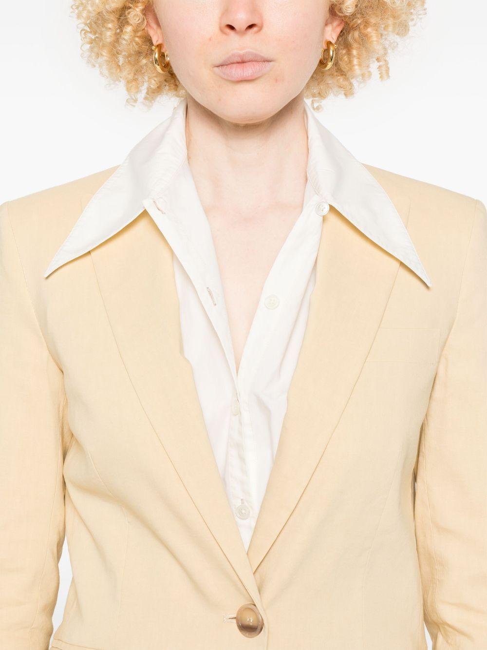 Single-breasted blazer<BR/><BR/> 105057 A0IMC23 PINKO 