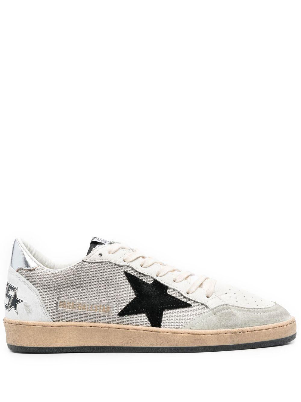 BALLSTAR NAPPA UPPER TOE AND SPUR SUEDE STAR LEATHER HEEL GMF00117 F00321581780 GOLDEN GOOSE 