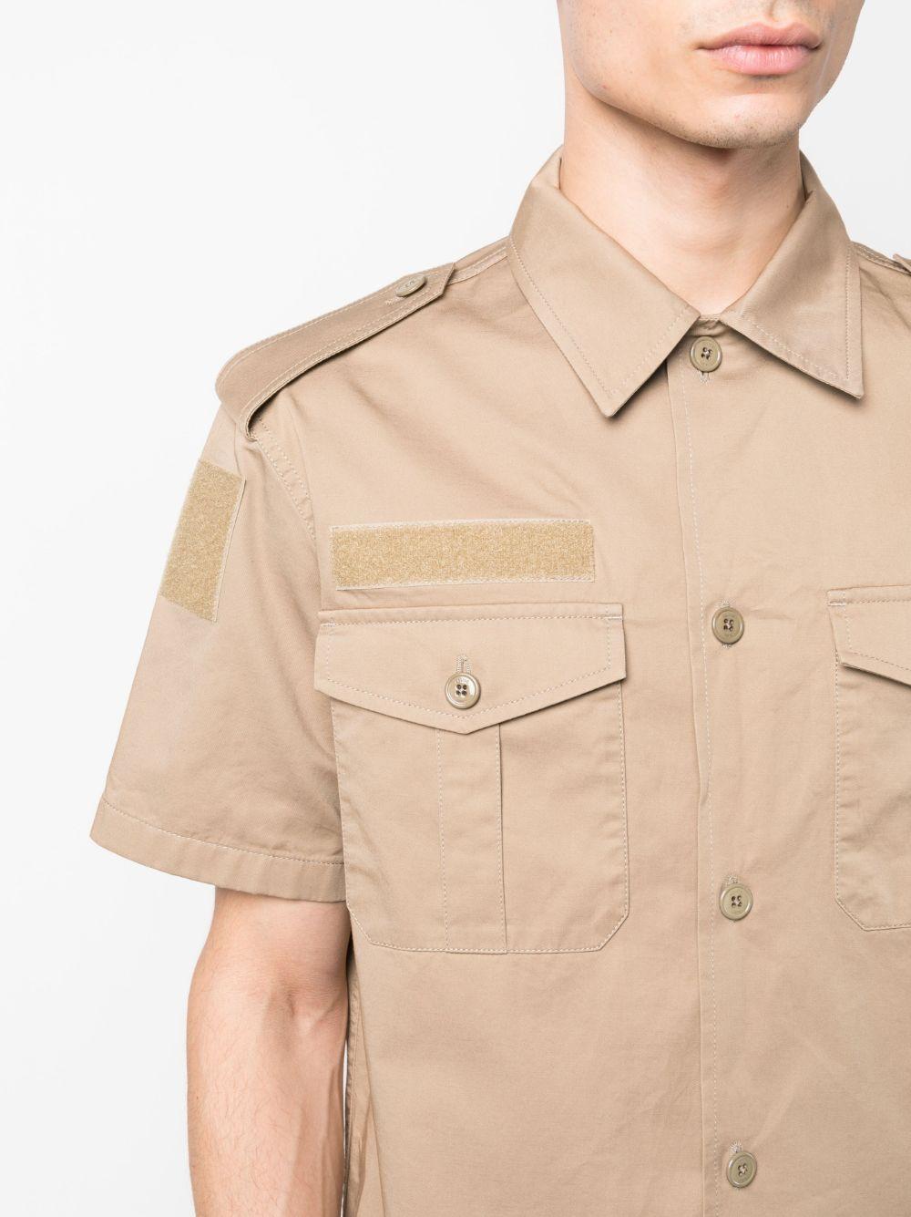 Touch-strap short-sleeve shirt 2C881219I 02BG CÉLINE 