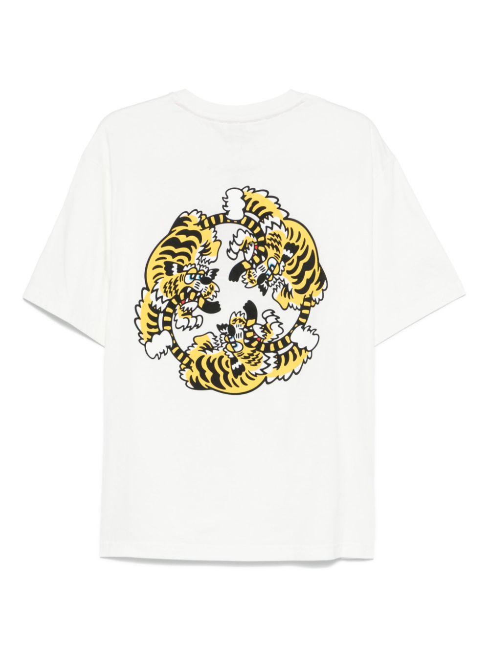 x Verdy logo-print T-shirt<BR/><BR/><BR/> FF58TS4814SG 02 KENZO 