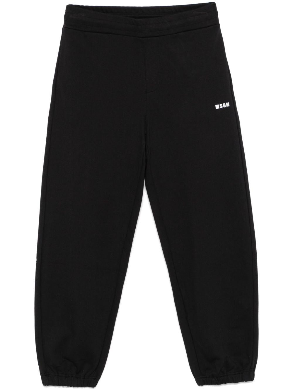 Solid colour cotton track pants 2000MP500 30000199 MSGM 