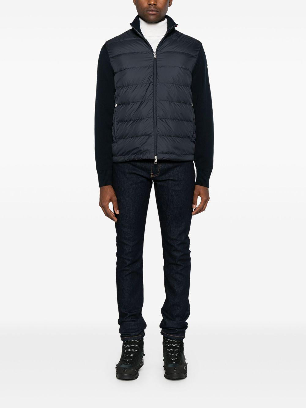 Padded Zip-Up Cotton Cardigan K20919B00003 M1367776 MONCLER 
