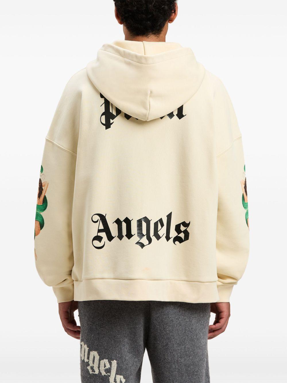 Pin Up hoodie<BR/><BR/><BR/> PMBB155S25FLE002 0B10 PALM ANGELS 