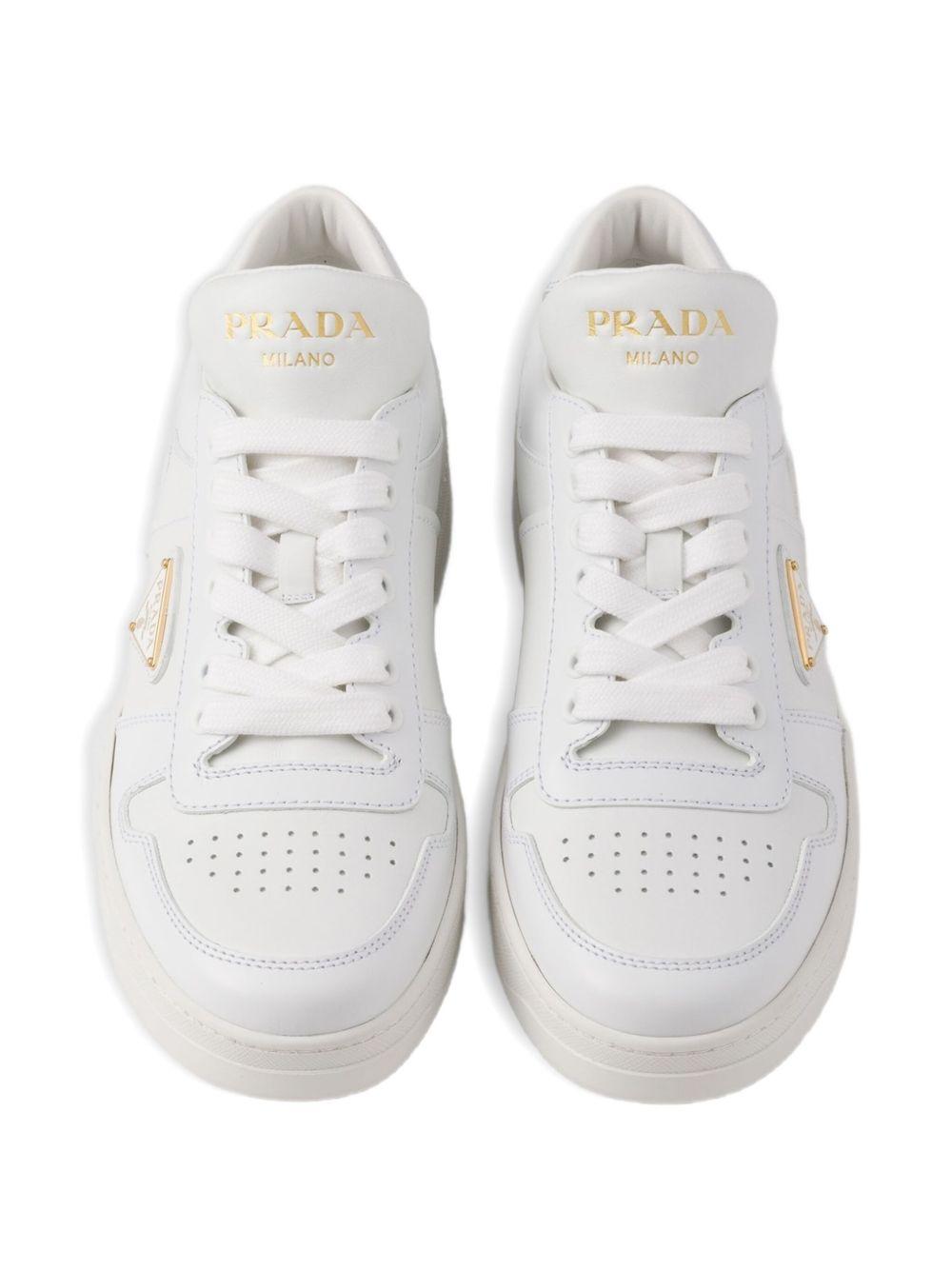 Downtown leather sneakers 1E792M3LPH F-BE30F0009 PRADA 